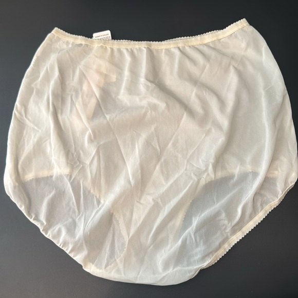 Vintage Shadowline Panties Granny Nylon Satin Sz 7 NWT - Picture 3 of 3